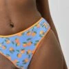 Ava High Waist Modest Bottoms / Citrus Sky Terry