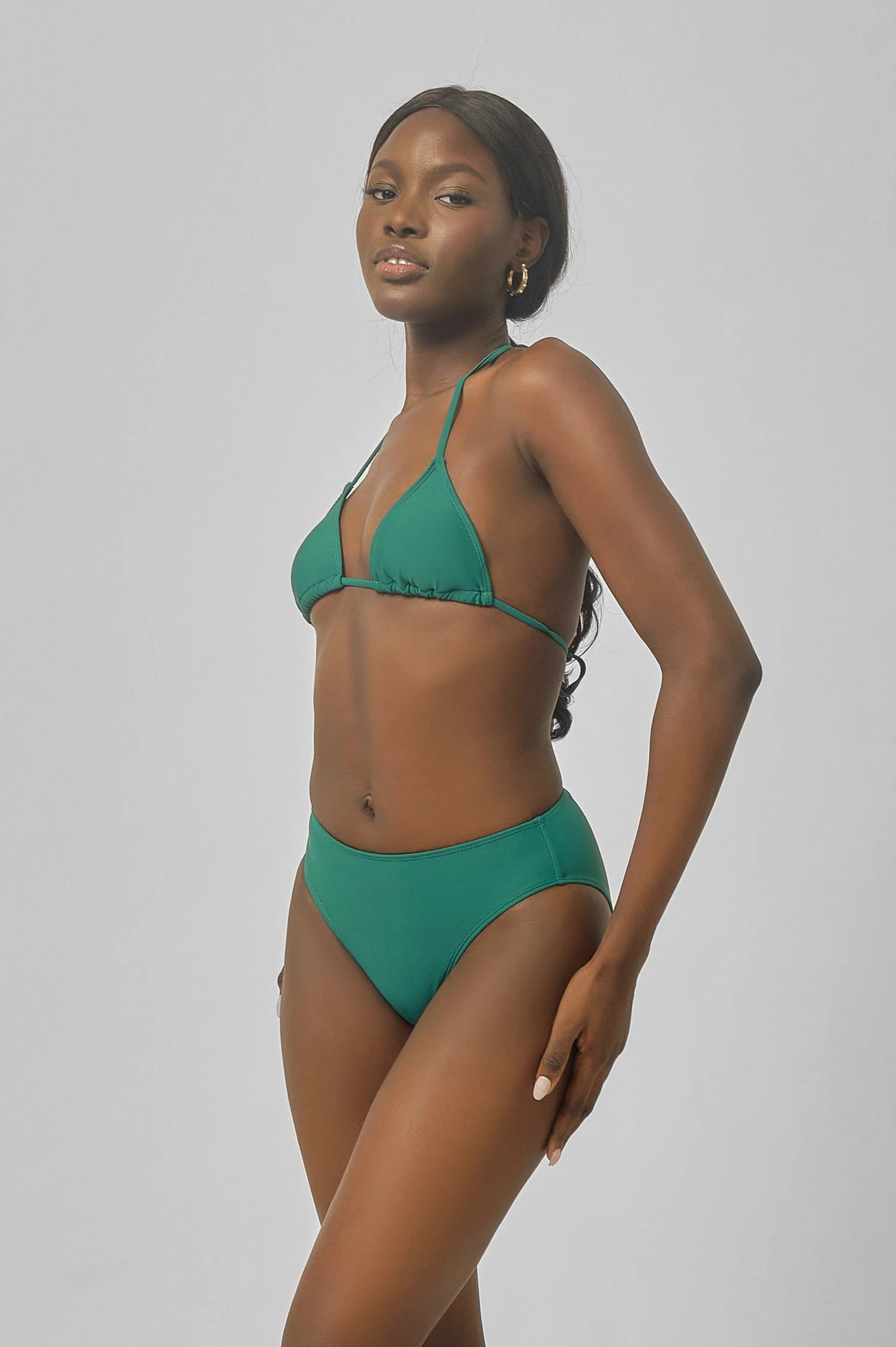 High Waist Bottoms / Amsterdam Green 2 High Waist Bottoms / Amsterdam Green - Image 2