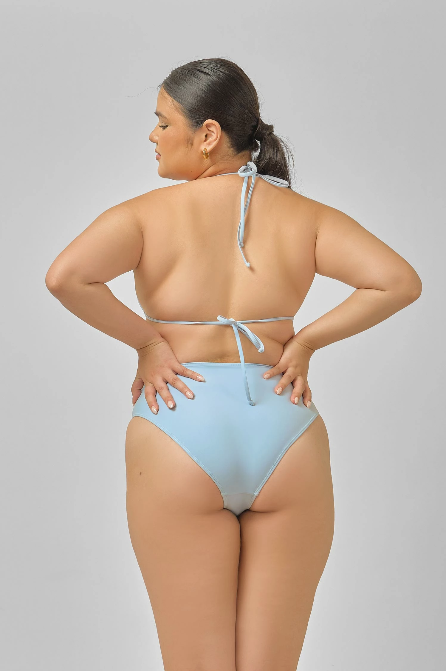 High Waist Bottoms / Arctic Blue 4 High Waist Bottoms / Arctic Blue - Image 4