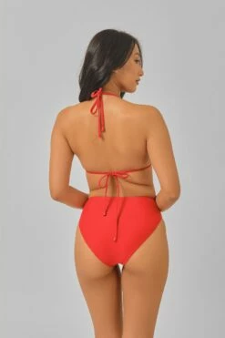 High Waist Bottoms / Shanghai Red