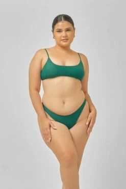 Scoop Neck Top / Amsterdam Green -BLACKBOUGH SWIM Sales B3 AMSTERDAM GREEN CHELSEA 2 1