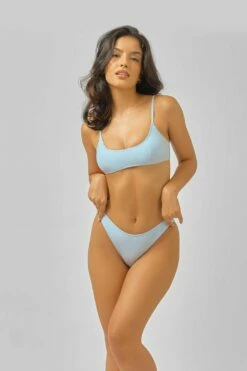 Scoop Neck Top / Arctic Blue -BLACKBOUGH SWIM Sales B3 ARTIC BLUE LIDIA 2 1