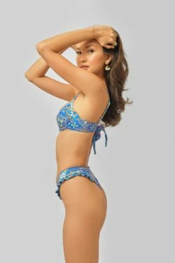 Candice Ruffled Cheeky Bottoms / Blue Murano -BLACKBOUGH SWIM Sales BLUE MURANO CANDICE 10 40164de0 7ba4 4165 9739 f16fc1919570