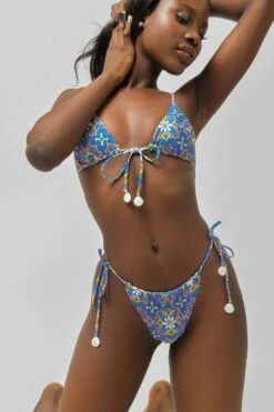 Liv Ruched String Bottoms / Blue Murano -BLACKBOUGH SWIM Sales BLUE MURANO LIV 3 eb79946e e289 40bd 9bc4 29dfac3e9be3 1
