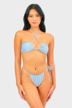 Penny Side Tie Bottoms / Blue Shimmer FINAL SALE -BLACKBOUGH SWIM Sales BLUESHIMMER PENNYSET2 af57eacb 0748 41ad a3e0 ac7eeb565b1d