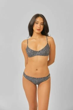 Willow Underwire Top / Black Flint FINAL SALE