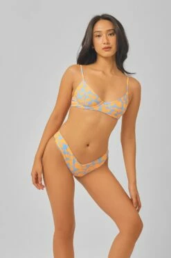 Willow Underwire Top / Blue Splash FINAL SALE