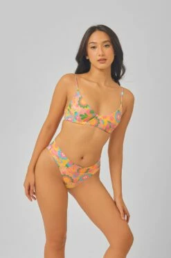 Juliet High Waisted Modest Bottoms / Groovy Garden FINAL SALE