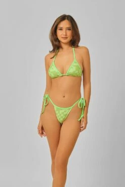 Nikki String Tease Bottoms / Sage Trip FINAL SALE