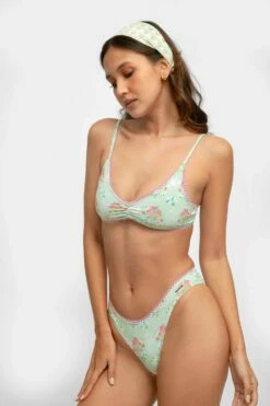 Cara Ruched Tease Bottoms / Peony Pointelle -BLACKBOUGH SWIM Sales Blackbough 2420