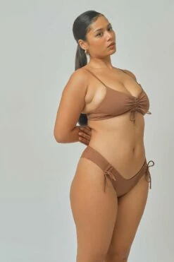 Sophia Ruched Modest Bottoms / Cocoa -BLACKBOUGH SWIM Sales COCOA SOPHIA1 1