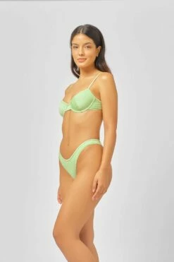 Fiona High Rise Modest Bottoms / Lime Spritzer Shimmer -BLACKBOUGH SWIM Sales Coconut Girl Lime punch Fiona 3