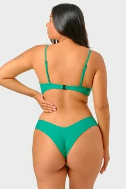 Tona Twisted Top / Emerald FINAL SALE -BLACKBOUGH SWIM Sales EMEREALD TONATOPXSTASSYBOTTOMS3