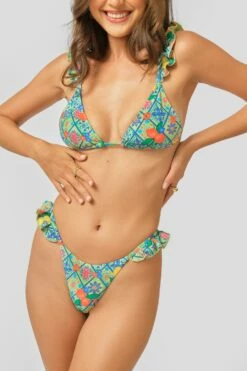 Tessa Ruffled Triangle Top / Fruitisimo -BLACKBOUGH SWIM Sales FRUITISIMO TESSA 8