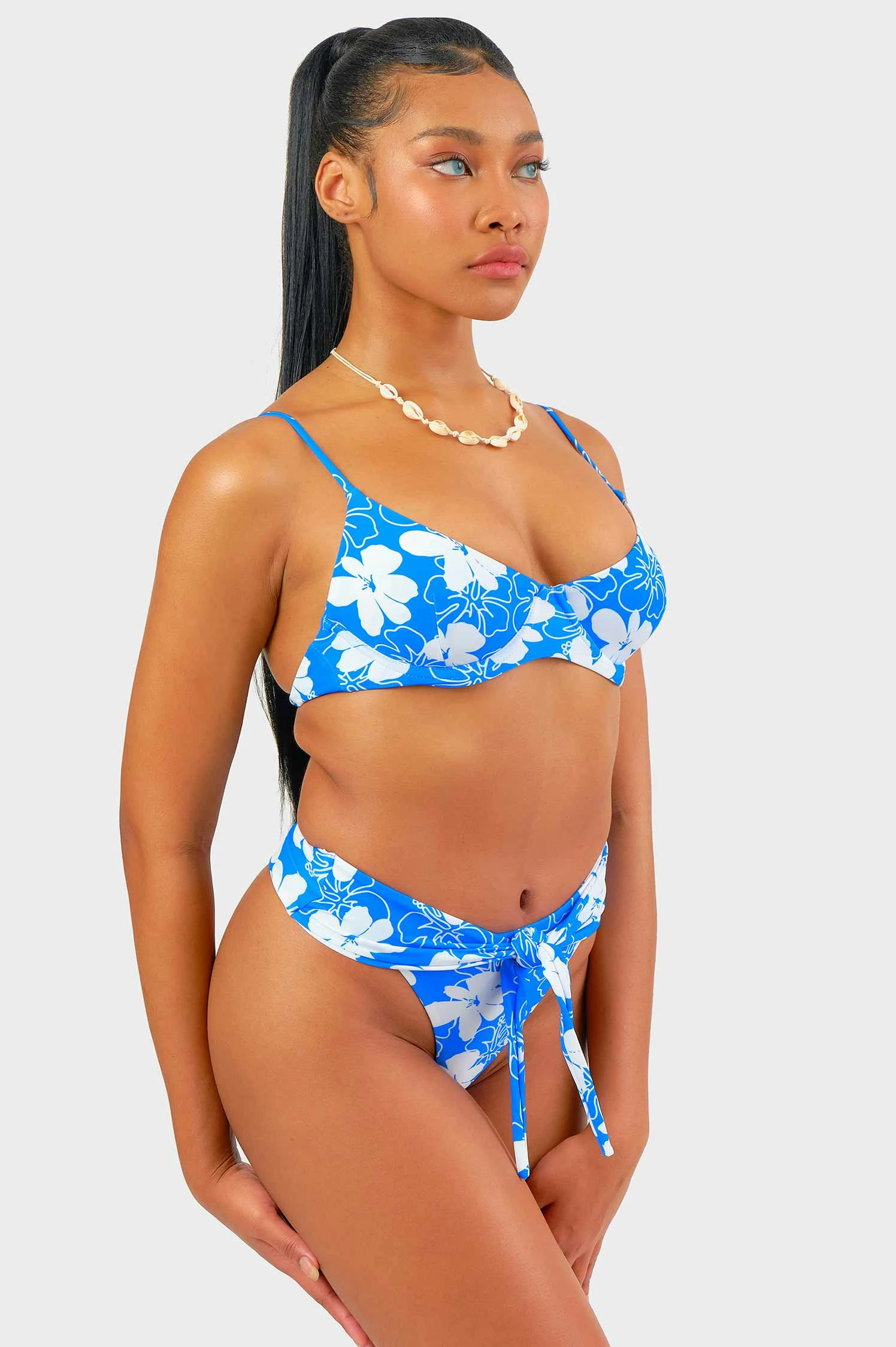 Delilah High Waist Cheeky Bottoms / Kai Aloha FINAL SALE 2 Delilah High Waist Cheeky Bottoms / Kai Aloha FINAL SALE - Image 2