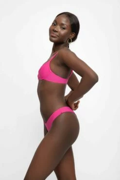 Cheeky V Bottoms / Kyoto Pink -BLACKBOUGH SWIM Sales Kyotopink underwire 2