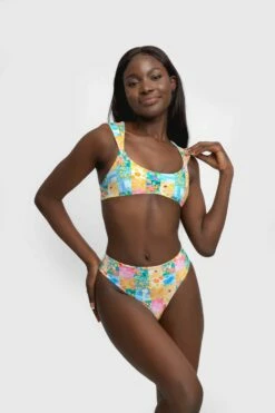 Ashley Scoop Neck Reversible Top / Love Bug