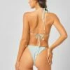 Maddy String Tease Bottoms / Sugar Jacquard FINAL SALE