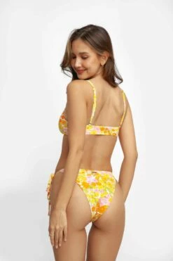 Daniella Scrunched Bralette Top / May Flowers -BLACKBOUGH SWIM Sales May flowers Daniella 7 1