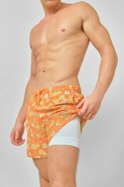 Men's Swim Shorts / Orange Crush -BLACKBOUGH SWIM Sales Orangecrush 4