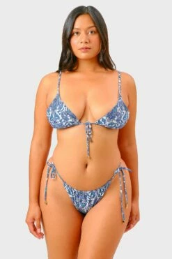 Liv Tie Front Triangle Top / Paisley Haze