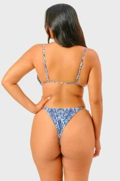 Liv Tie Front Triangle Top / Paisley Haze -BLACKBOUGH SWIM Sales PAISLEYHAZE LIVSET3