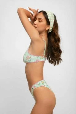 Cara Bralette Top / Peony Pointelle -BLACKBOUGH SWIM Sales Peony Cara 3