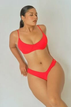 Willow Underwire Top / Red FINAL SALE -BLACKBOUGH SWIM Sales RED WILLOWSTASSY4
