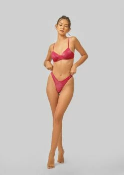 Cindy High Rise Cheeky Bottoms / Ruby Shimmer -BLACKBOUGH SWIM Sales Ruby Shimmer Cindy 04