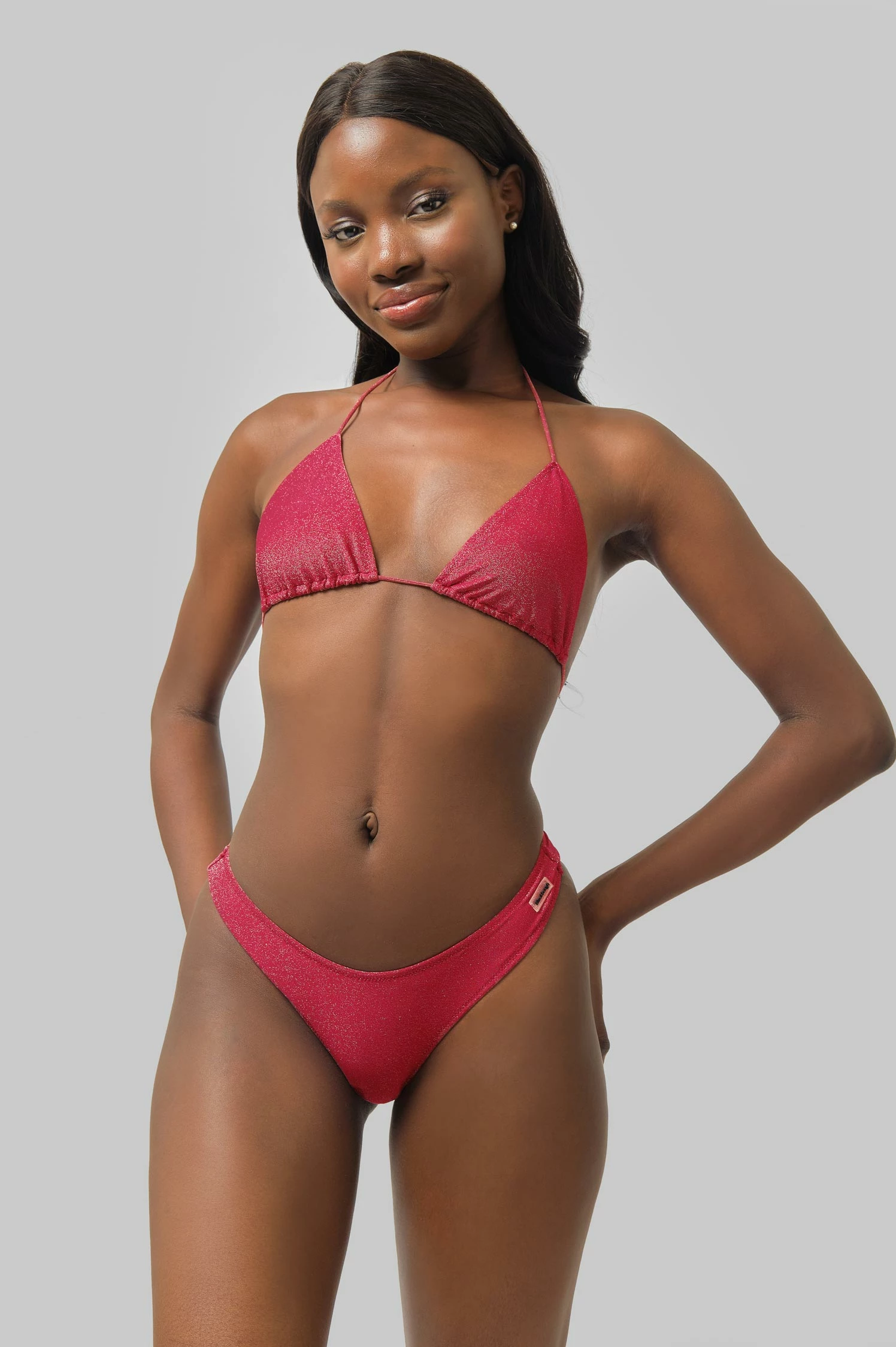 Martini Triangle Top / Ruby Shimmer 1 Martini Triangle Top / Ruby Shimmer