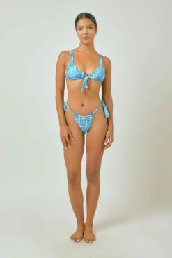 Twilly Tie Front Top / Santorini FINAL SALE