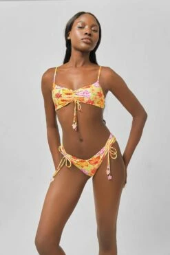 Sophia Ruched Modest Bottoms / Super Bloom -BLACKBOUGH SWIM Sales Super bloom Sophia Jela1