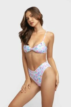 Valentina High Waist Modest Bottoms / Sweet Spring 7 Valentina High Waist Modest Bottoms / Sweet Spring -BLACKBOUGH SWIM Sales Sweet spring Tona x Valentina 21