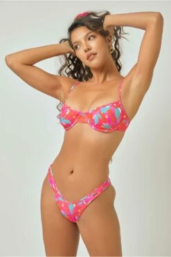 Fiona Underwire Top / Tropical Tango