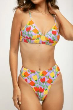 Brooke High Waist Tease Bottoms / Tulip Time Waffle Knit -BLACKBOUGH SWIM Sales Tulip time Brooke set 6 14c67601 c4e6 4fcb 9e86 5175598ce5ba