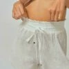 Cami Linen Shorts / White