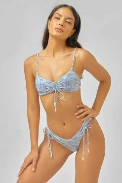 Sophia Ruched Modest Bottoms / Celestial Shimmer