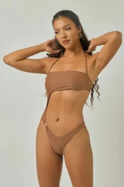 Poppy Cut Out One Piece / Cocoa FINAL SALE -BLACKBOUGH SWIM Sales cocoa poppyonepiece11156