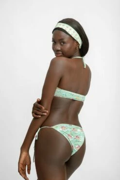 Ella Ruffled Bandeau Top / Peony Pointelle -BLACKBOUGH SWIM Sales ella peony 02