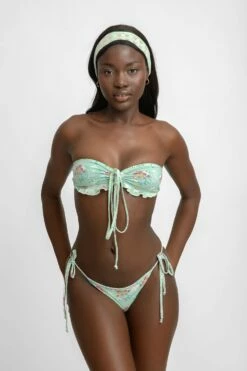 Ella Ruffled Bandeau Top / Peony Pointelle -BLACKBOUGH SWIM Sales ella peony 06