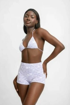 Tori Swim Shorts / Lavender Jacquard -BLACKBOUGH SWIM Sales lavender martini Tori 1