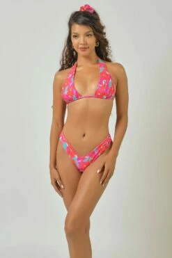 Billie Halterneck Top / Tropical Tango